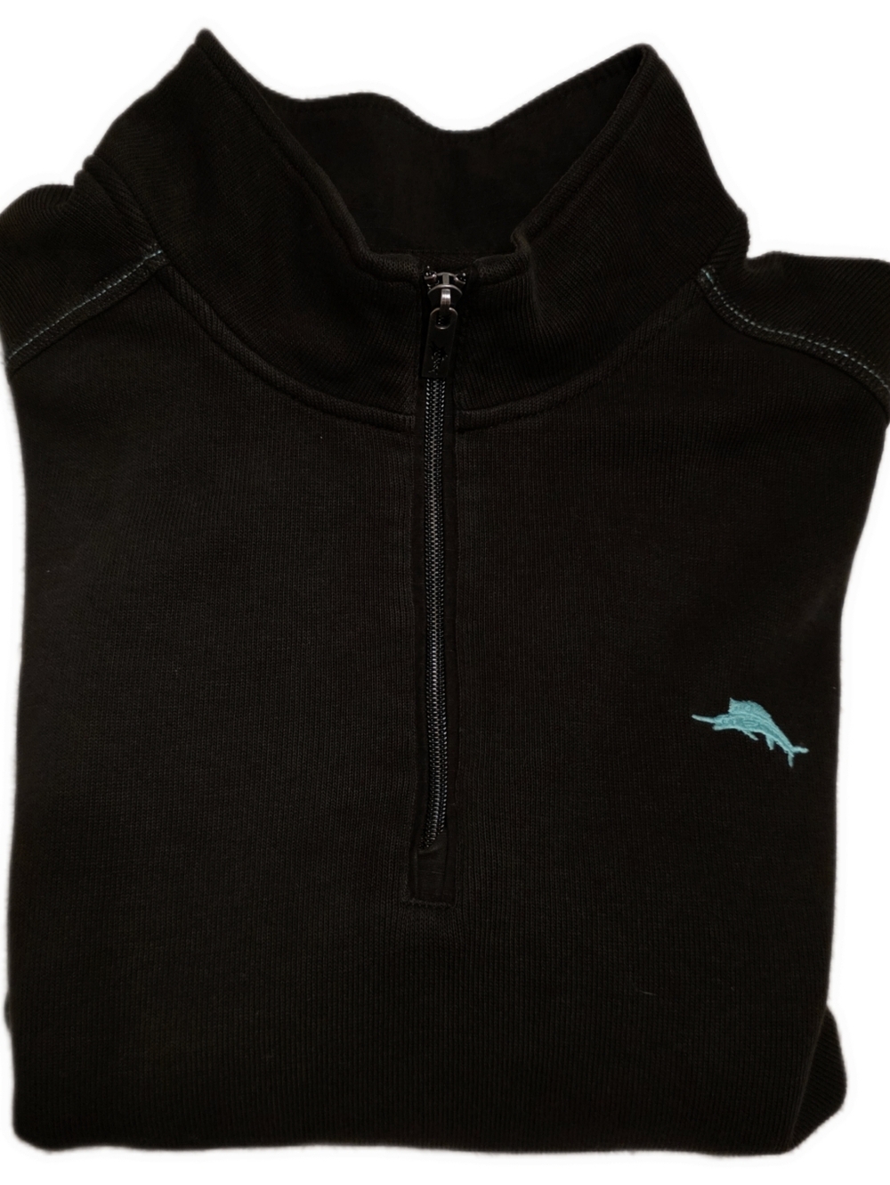 Tommy Bahama Black Half-Zip XL - Picture 6 of 7